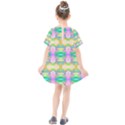 Colorful Neon Pattern  Kids  Smock Dress View2