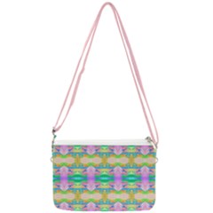 Colorful Neon Pattern  Double Gusset Crossbody Bag by gloriasanchez