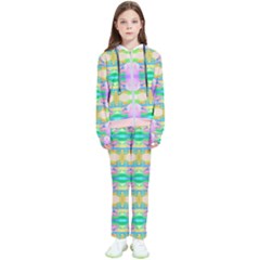 Colorful Neon Pattern  Kids  Tracksuit by gloriasanchez