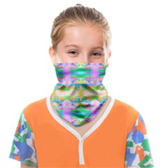 Colorful Neon Pattern  Face Covering Bandana (kids) by gloriasanchez