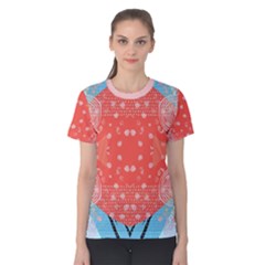 Chic Boho Print E Women s Cotton Tee