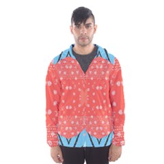 Chic Boho Print E Men s Hooded Windbreaker