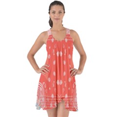 Chic Boho Print E Show Some Back Chiffon Dress by gloriasanchez