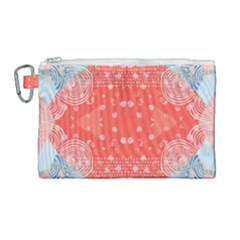 Chic Boho Print E Canvas Cosmetic Bag (large) by gloriasanchez