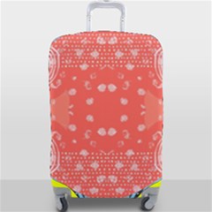 Chic Boho Print E Luggage Cover (large) by gloriasanchez