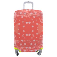 Chic Boho Print E Luggage Cover (medium)