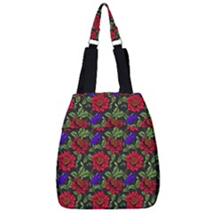 Spanish Passion Floral Pattern Center Zip Backpack by gloriasanchez