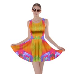 Glitch Futuristic Punk  Skater Dress by gloriasanchez