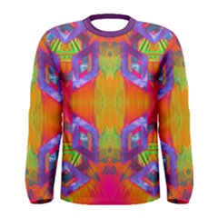 Glitch Futuristic Punk  Men s Long Sleeve Tee