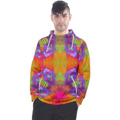 Glitch Futuristic Punk  Men s Pullover Hoodie