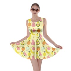 Tropical Fruits Pattern  Skater Dress by gloriasanchez