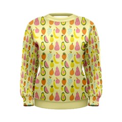 Tropical Fruits Pattern  Women s Sweatshirt