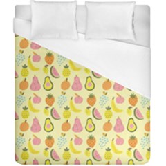 Tropical Fruits Pattern  Duvet Cover (california King Size) by gloriasanchez