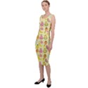 Tropical Fruits Pattern  Sleeveless Pencil Dress View2