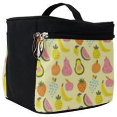 Tropical Fruits Pattern  Make Up Travel Bag (big) by gloriasanchez