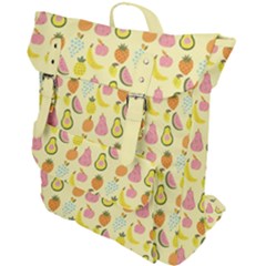 Tropical Fruits Pattern  Buckle Up Backpack by gloriasanchez