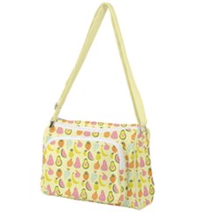 Tropical Fruits Pattern  Front Pocket Crossbody Bag by gloriasanchez