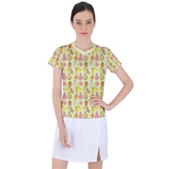 Tropical Fruits Pattern  Women s Sports Top by gloriasanchez