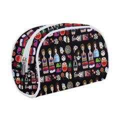 Drawing Collage Black Make Up Case (small) by snowwhitegirl