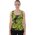 Acid green patterns Velvet Tank Top View1