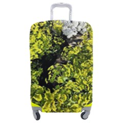 Acid Green Patterns Luggage Cover (medium)