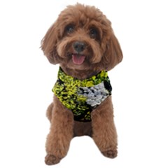 Acid Green Patterns Dog Sweater by kaleidomarblingart