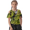 Acid green patterns Kids  Butterfly Cutout Tee View1