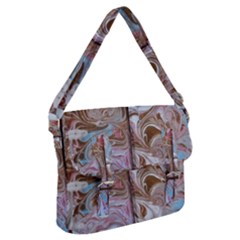 Marbling Collage Buckle Messenger Bag by kaleidomarblingart