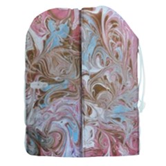 Marbling Collage Drawstring Pouch (3xl) by kaleidomarblingart