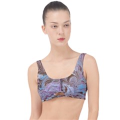 Marbling Collage The Little Details Bikini Top by kaleidomarblingart