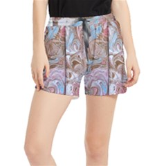 Marbling Collage Runner Shorts