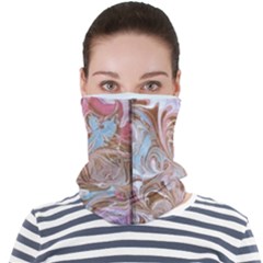 Marbling Collage Face Seamless Bandana (adult)