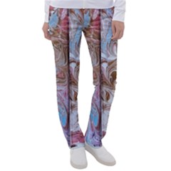 Marbling Collage Women s Casual Pants