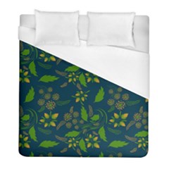 Folk Floral Art Pattern  Flowers Abstract Surface Design  Seamless Pattern Duvet Cover (full/ Double Size) by Eskimos