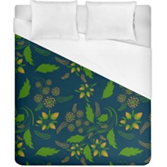 Folk Floral Art Pattern  Flowers Abstract Surface Design  Seamless Pattern Duvet Cover (california King Size) by Eskimos