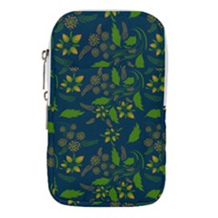 Folk Floral Art Pattern  Flowers Abstract Surface Design  Seamless Pattern Waist Pouch (small) by Eskimos