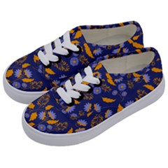 Folk Floral Art Pattern  Flowers Abstract Surface Design  Seamless Pattern Kids  Classic Low Top Sneakers by Eskimos