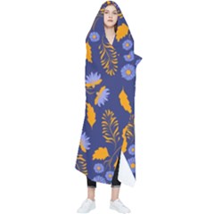 Folk Floral Art Pattern  Flowers Abstract Surface Design  Seamless Pattern Wearable Blanket by Eskimos