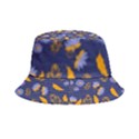 Folk floral art pattern. Flowers abstract surface design. Seamless pattern Inside Out Bucket Hat View5