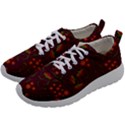 Folk floral art pattern. Flowers abstract surface design. Seamless pattern Mens Athletic Shoes View2