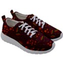 Folk floral art pattern. Flowers abstract surface design. Seamless pattern Mens Athletic Shoes View3