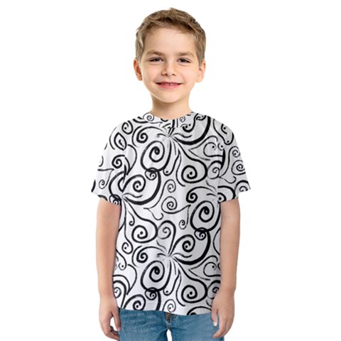 Squiggles Kids  Sport Mesh Tee by SychEva