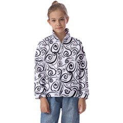 Squiggles Kids  Half Zip Hoodie by SychEva