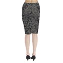 Neon Geometric Pattern Design Midi Wrap Pencil Skirt View2