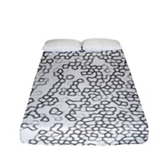 Neon Geometric Pattern Design 2 Fitted Sheet (full/ Double Size)