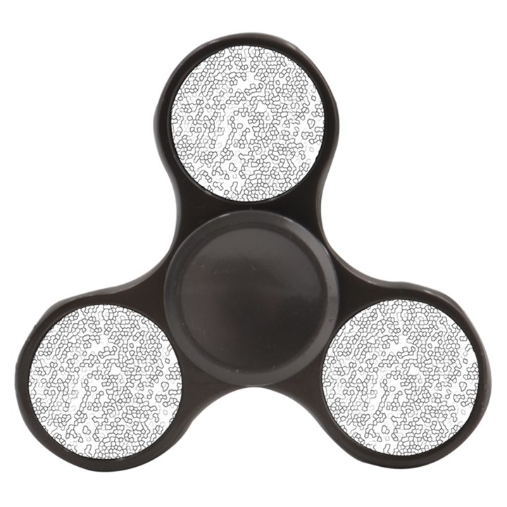 Neon Geometric Pattern Design 2 Finger Spinner