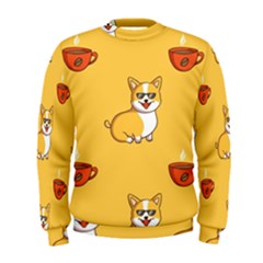 Corgi And Coffee Men s Sweatshirt