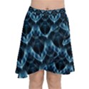 Mermaid Scales Chiffon Wrap Front Skirt View1