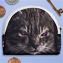 Creepy Kitten Portrait Photo Illustration Horseshoe Style Canvas Pouch View2