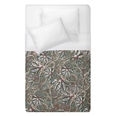 Modern Floral Collage Pattern Design Duvet Cover (single Size) by dflcprintsclothing